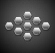 Abstract metallic background. Vector illustration. Abstract metallic background. Vector illustration.