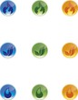 Energie-sparen-Icons