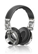 Headphones isolated on white. Original design.