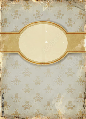 Vektor: Vector vintage invitation with place for text Vector vintage invitation with place for text