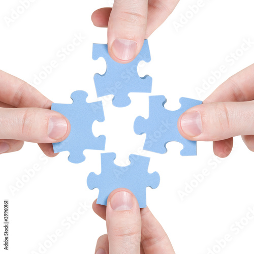 Photo: teamwork and partnership concept teamwork and partnership concept