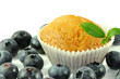 Muffin mit vielen Heidelbeeren
