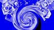 swirl ice block ripple,crystal jewelry necklace,flying glass
