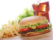 Fast food on the table