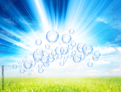 Photo: sunlight bubbles sunlight bubbles