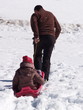 Photo: Papa tire la luge ! Papa tire la luge !