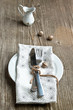 Rustic table setting Rustic table setting