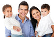 Happy family portrait