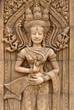 Thai art of low relief angel
