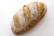 Foto: a baguette on white background a baguette on white background