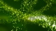 Green Particle Abstract Loop Green Particle Abstract Loop