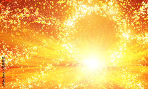 Illustration: shining circle of stars shining circle of stars