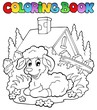 Coloring book spring theme 1