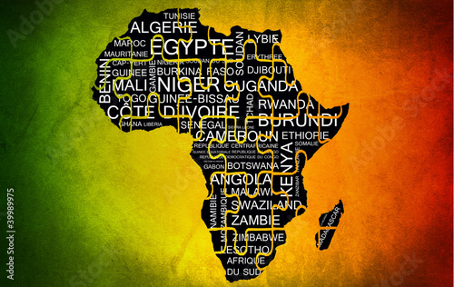 Illustration: Puzzle de l'Afrique Puzzle de l'Afrique