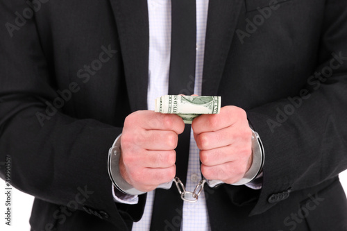 Photo: Corrupted businessman Corrupted businessman