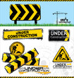 Under construction signs Under construction signs