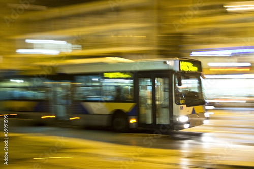 Photo: Motion blurred bus Motion blurred bus
