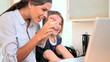 Video: Mother and daughter talking on a video calling Mother and daughter talking on a video calling