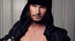 Fashion portrait of the young beautiful man