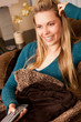 woman lounging