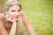 Woman grass