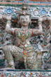 ancient figure  in Wat Arun, Bangkok Thailand