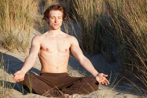 Photo: Man yoga Man yoga