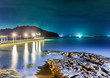 Foto: Tropical night at the beach. Tropical night at the beach.