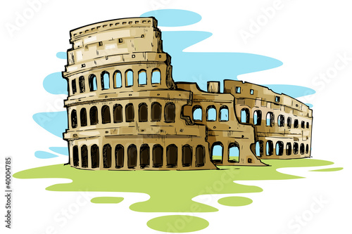 Vector: Roman Colosseum Roman Colosseum