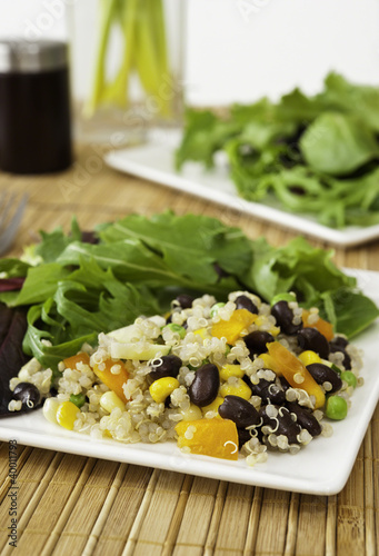 Photo: Quinoa Salad with Mixed Greens Quinoa Salad with Mixed Greens
