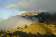 Dramatic cloud scenery with snow peak in yushan Dramatic cloud scenery with snow peak in yushan