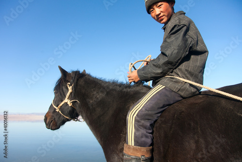 Photo: Mongolian boy Mongolian boy