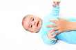Portrait of an infant baby boy