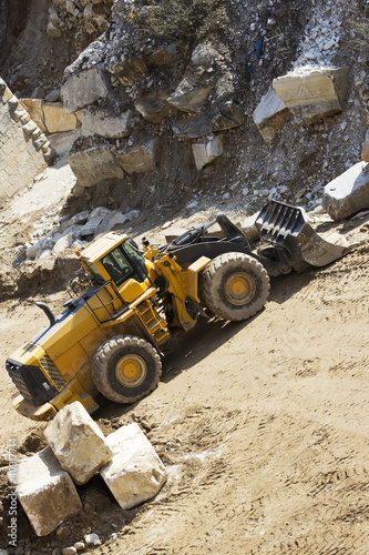 Photo: Resting excavato in a marble quarry Resting excavato in a marble quarry