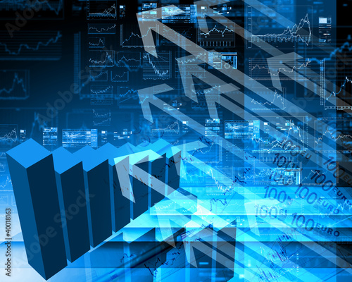 Illustration: FInancial diagrams, charts and graphs FInancial diagrams, charts and graphs
