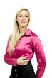 beautiful blond woman, studio portrait