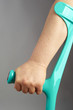 Photo: human hand on crutch human hand on crutch