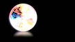Abstract space orb
