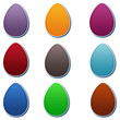 9 Gradient Easter Egg Graphics