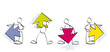 funny arrows for website