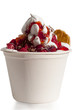 Foto: frozen yogurt mit erdbeeren und biscuit frozen yogurt mit erdbeeren und biscuit