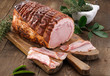 Porchetta, arrosto di maiale giovane