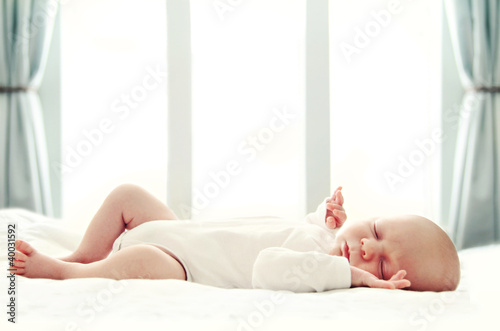 Photo: Sleeping newborn baby Sleeping newborn baby