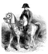 Napoleon Bonaparte - a cheval