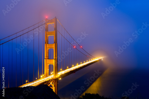 Photo: Golden Gate in fog Golden Gate in fog