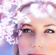 Sensual portrait of a spring woman Sensual portrait of a spring woman