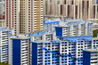 Singapore skyscrapers and flats