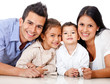 Beautiful family portrait