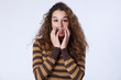 Surprised teenager