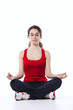 Young woman doing yoga